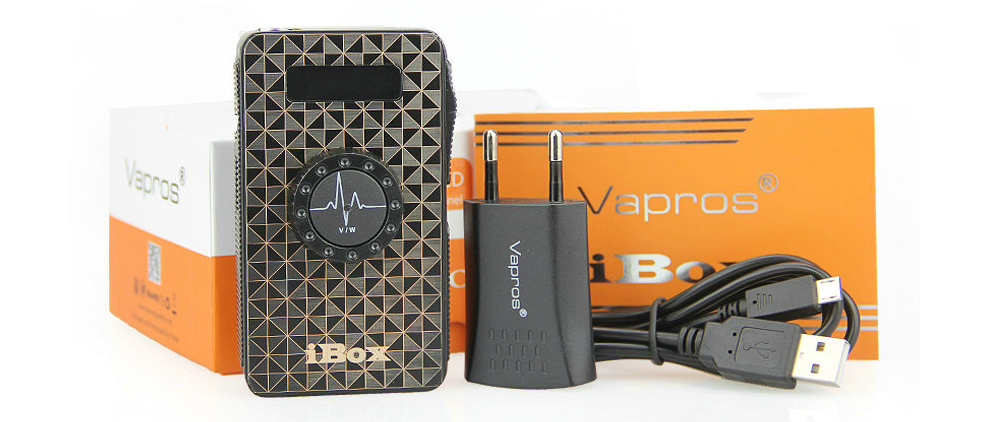 iBox 1500mAh Variable Voltage & Wattage Battery - Sub Ohm (Black)