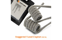 Geek Vape Pre-built Staggered Fused Clapton SS316L Coils image 2