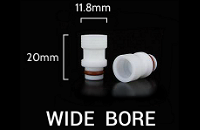 High Quality Teflon 510 Drip Tip ( White ) image 1