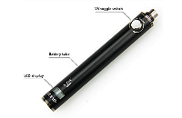 X.Fir E-Gear 1300mAh Variable Voltage Battery (Black) image 4