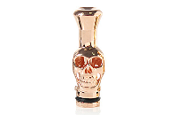 510 Skull Drip Tip (Gold Plated) image 1