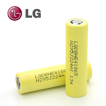 LG HE4 18650 High Drain Battery (Flat Top)