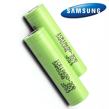Samsung ICR18650-30B 3000mAh 3.7v Rechargeable Battery (Flat Top)